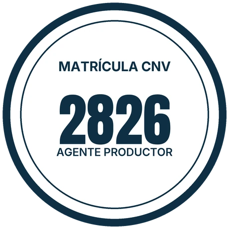 Sello de matrícula CNV 2826