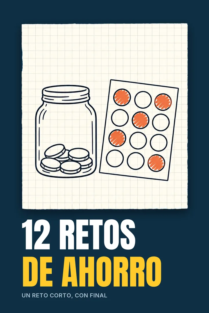 Tapa de 12 Retos de Ahorro