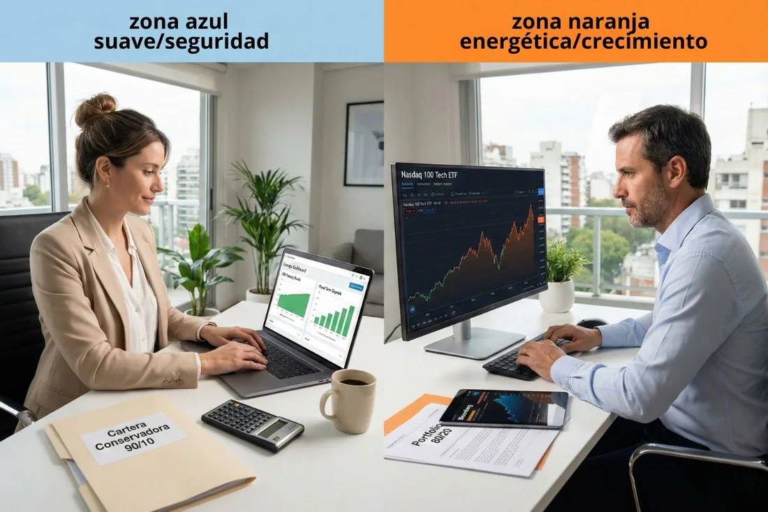 Comparativa de estrategias de inversión conservadoras vs agresivas
