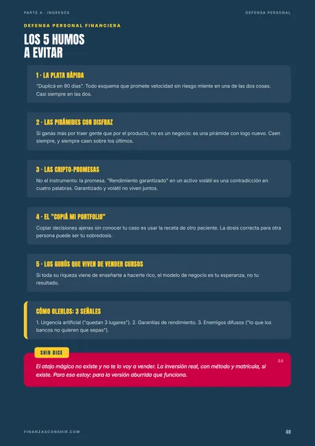 Página 48: los 5 humos a evitar