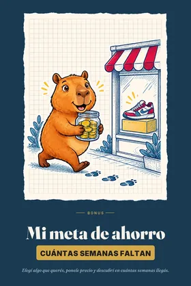 Tapa de Mi meta de ahorro